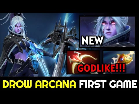 FIRST DROW RANGER ARCANA Pro Gameplay by Top Immortal Rank Dota 2
