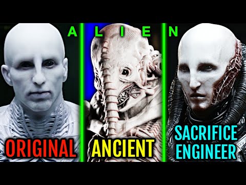 Every Type Of Space Jockey (Engineers) That Have Appeared In The Alien Lore - Explored In Detail!