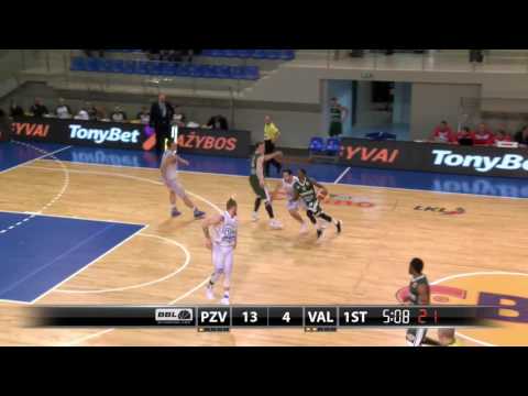 BBL rungtynės: "Pieno Žvaigždės" - "Valmiera/ORDO" 2017 01 25