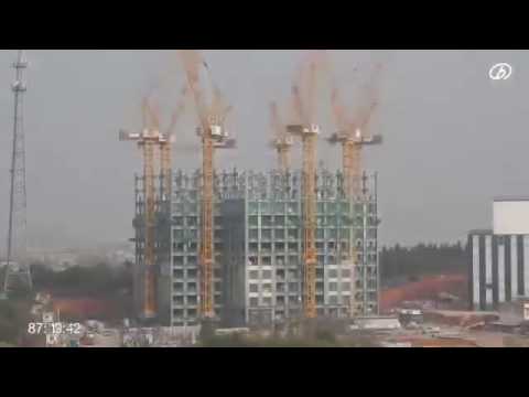 the skyscraper record 19 days in China