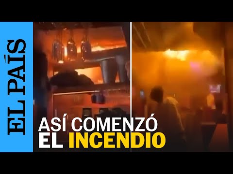 INCENDIO SUIZA | Imágenes del FUEGO dentro del BAR en Crans-Montana | EL PAÍS
