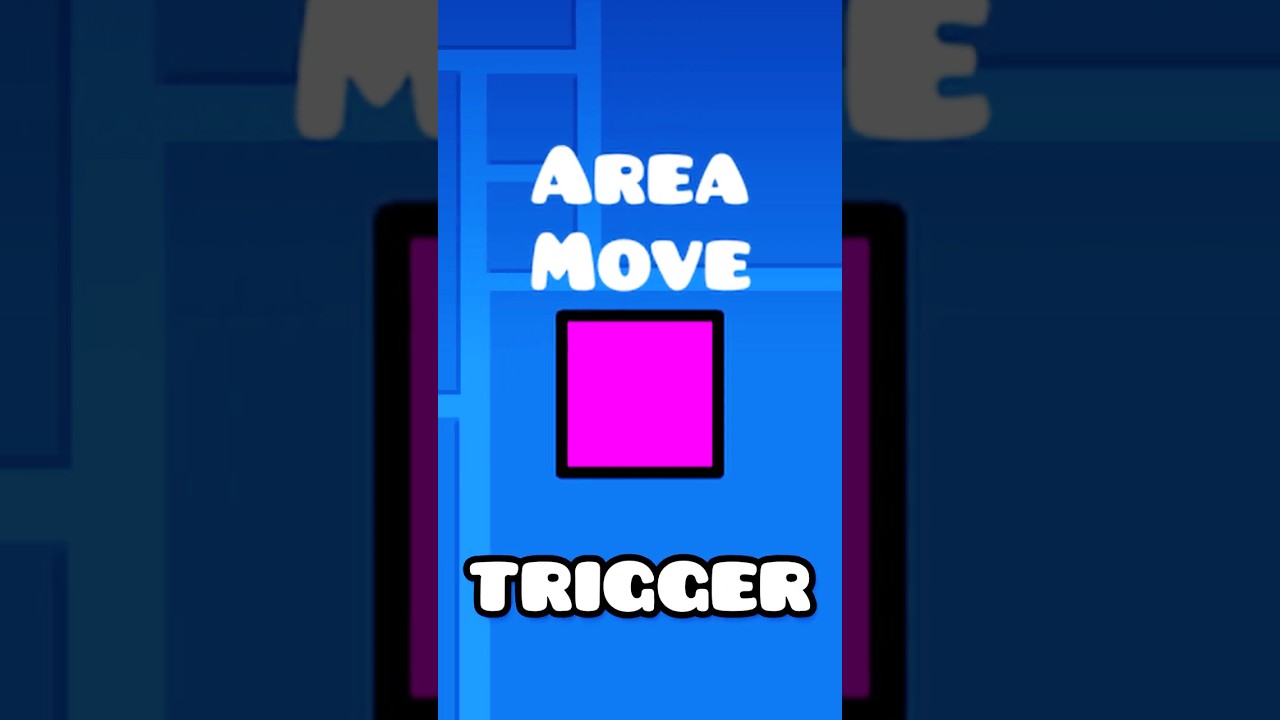 How to use Area Triggers in Geometry Dash! #shorts