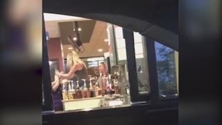 Brawl Between McDonald&#39;s Customer and Employees Caught on Video