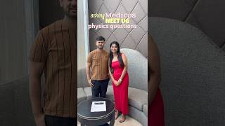 Can Medicos answer NEET UG questions😱? #medical #viral #trending #medicalcollege #aiims #minivlog