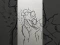 Practicing Fight Scene Poses Drawing Art Pose Sketch Fyp Shorts