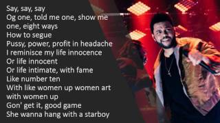 The Weeknd - Sidewalks (Lyrics)