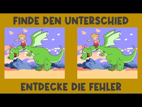 FINDE DEN UNTERSCHIED FÜR KINDER - ENTDECKE DIE FEHLER - AB 8 JAHRE - Nr. 70