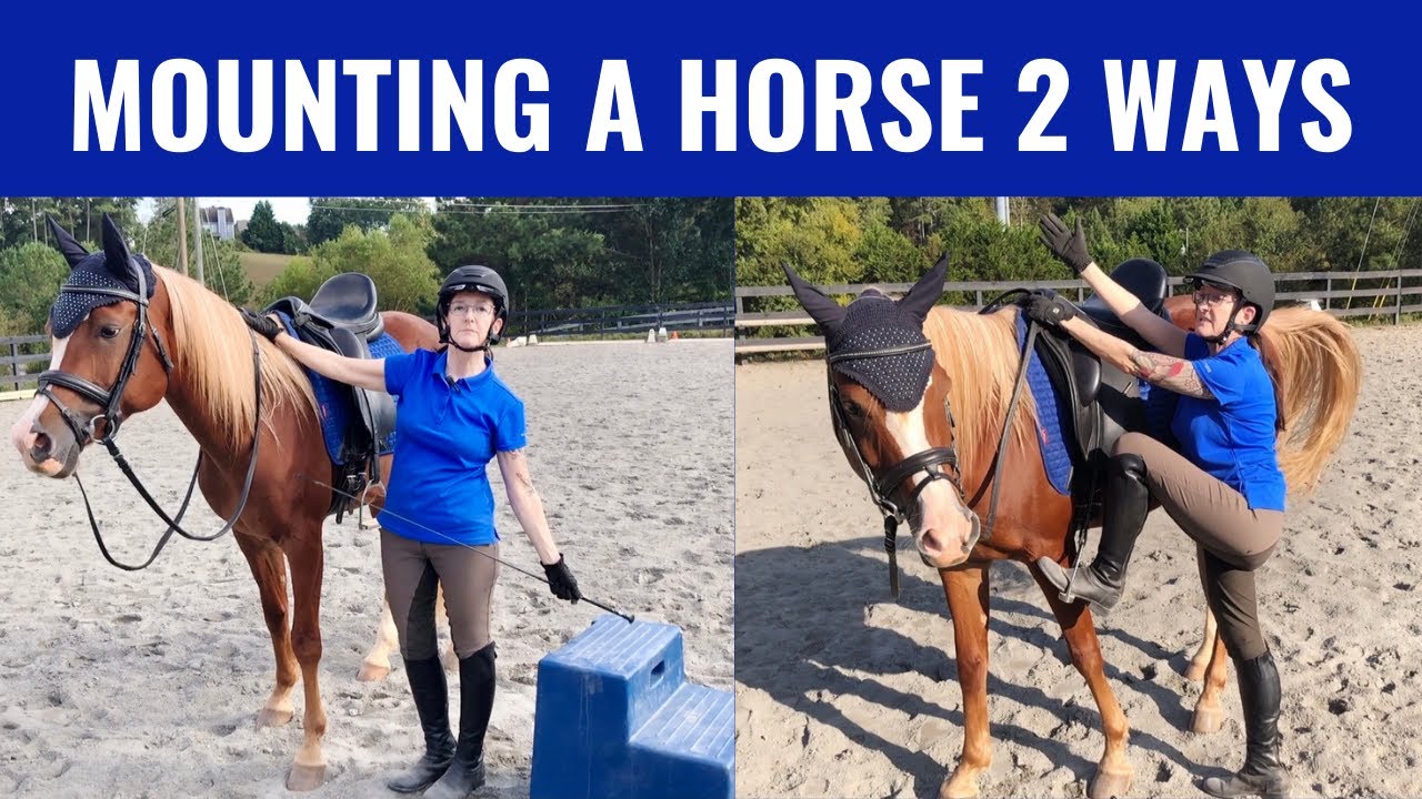 How To Mount a Horse - 2 Correct and Safe Ways