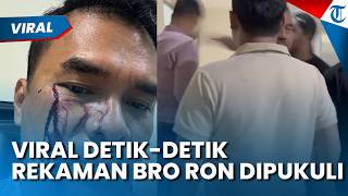 Rekaman Bro Ron Dikeroyok! Waketum PSI Itu Terluka di Pelipis hingga Harus Dapat Jahitan