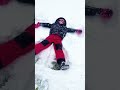 Making snow angels is Fun! #fun #shorts #satisfying #snowplay