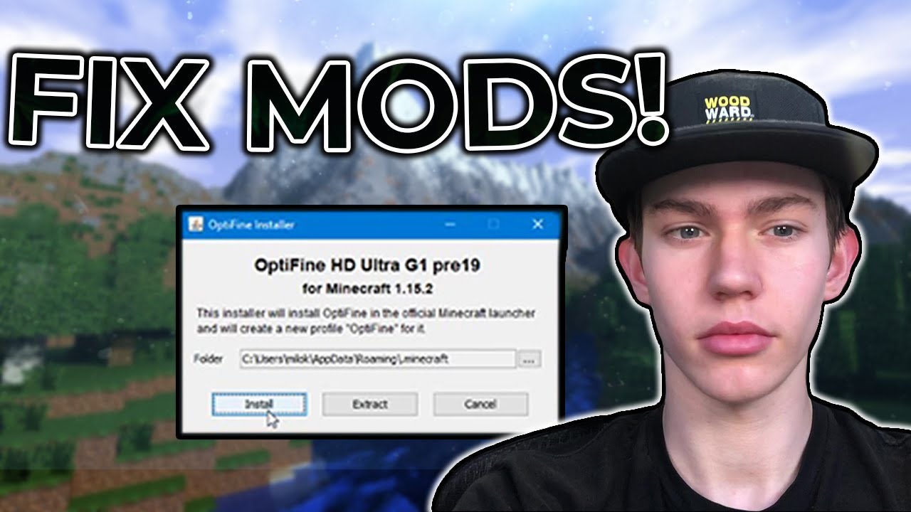 FIX FOR MINECRAFT MODS NOT INSTALLING!! (java edition)