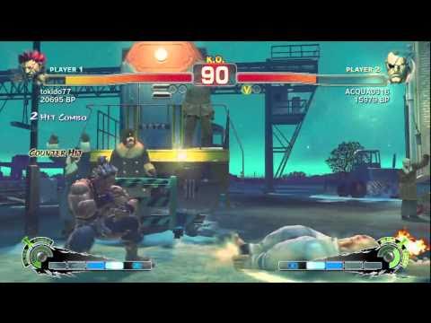 SSF4: Tokido (Akuma) VS ACQUA (Sagat)