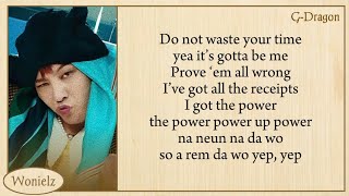 Download lagu G-Dragon 'Power' Easy Lyrics mp3
