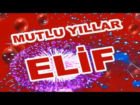 İyi ki Doğdun Elif İsme Özel Komik Doğum Günü Şarkısı