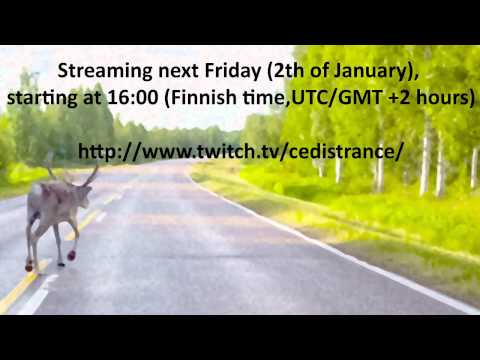 Streaming next Friday at 16:00 (Finnish time, GMT+2)