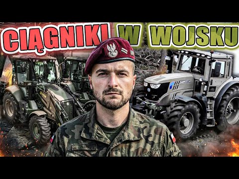 Ciągniki rolnicze w wojsku (URSUS, ReboRack, UDS, John Deere, Steyr)