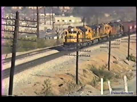 Classic Railroad Series 495 - Santa Fe and UP on Cajon Pass January 27, 1989