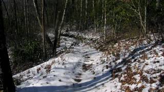 preview picture of video 'Benton MacKaye Trail Winter 2010.mp4'