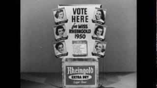 Miss Rheingold Contest Advertisement, 1950