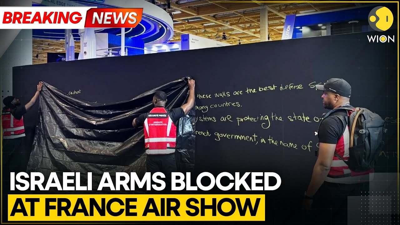 BREAKING | France Blocks Access To Israeli Arms Stands At Paris Air Show | WION