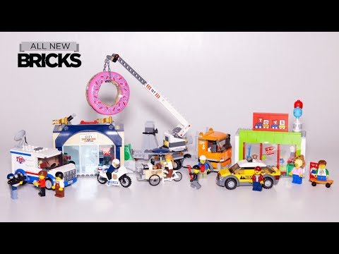 Vidéo LEGO City 60233 : L'ouverture du magasin de donuts