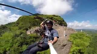 preview picture of video 'Ziplining Puerta del diablo, Planes de Renderos, El Salvador'
