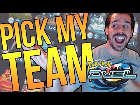 PICK MY TEAM CHALLENGE! Here Is My ENTIRE Figure Box! | POKEMON DUEL Video