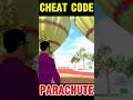 CHEAT CODE Parachute In Indian Bike Driving 3d Game New Hot Air Balloon Gaming Gta