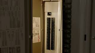 200 Amp service entrance upgrade - Dedicated electrical space above equipment