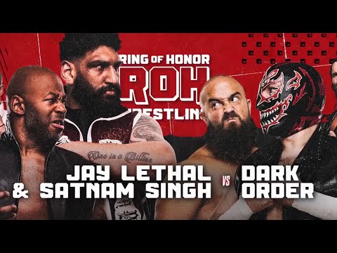 Jay Lethal, Satnam Singh vs The Dark Order ROH HonorClub May 16 2024 Full Match