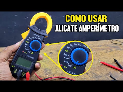 Como Usar Alicate Amperímetro passo a passo