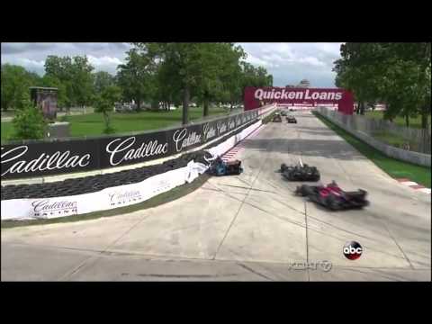 IndyCar 2013: Round 6 Detroit Race 1 [Full]