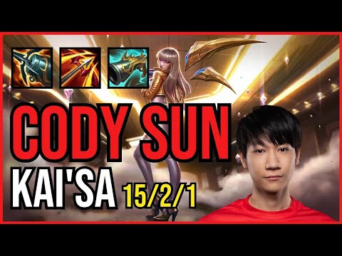 CODY SUN - KAI'SA vs. EZREAL ADC | NA MASTER | PATCH 10.25