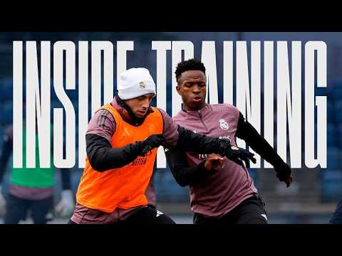 LAST TRAINING SESSION BEFORE REAL SOCIEDAD | Real Madrid City