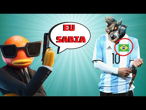 FUI JOGAR FORTNITE E ENCONTREI UM ARGENTINO FALSO! - PARTE 1