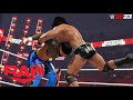 Drew McIntyre Vs Jey Uso WarGames Advantage Match RAW 20 11 23 Highlights WWE 2K23 SIMULATION
