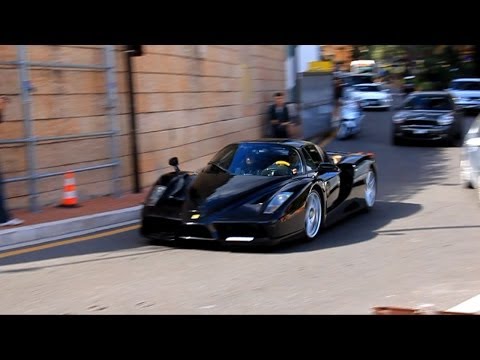 LOUD Black Ferrari Enzo in Monaco