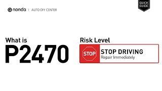 Meaning of OBD p2470