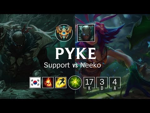 Pyke Support vs Neeko - KR Grand Master Patch 8.24