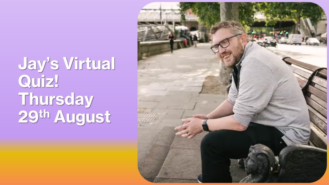 Virtual Pub Quiz, Live! Thursday 29th August