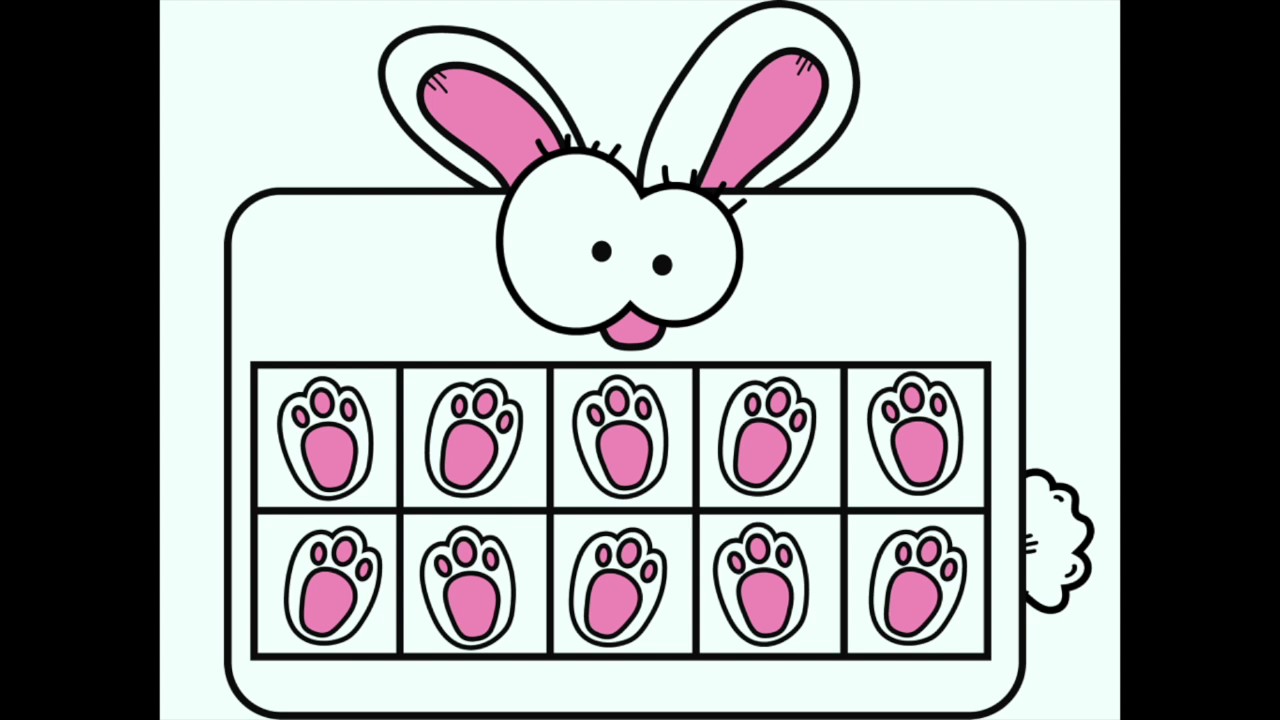 The Subitizing Video:  EASTER SLOW VERSION