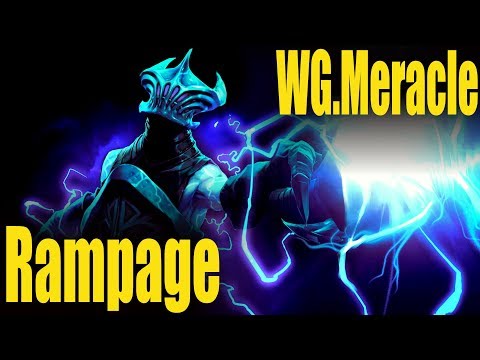 WG.Meracle Ez skill Rampage | Dota 2 Pro Gameplay