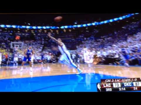 Sefolosha Nba Thunder vs Clippers playoffs quick highlight