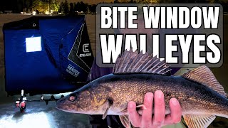 Ice Fishing Prime Time Walleyes (How to Catch Them Around Dark!)