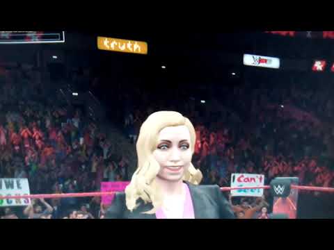 🗣️ Kristanna Loken speaks out in Youngstown, Ohio. #Raw Nov 2,