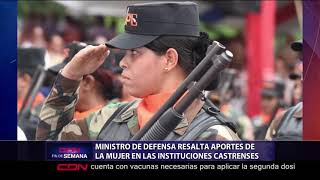Ministro de Defensa resalta aportes de la mujer en las instituciones castrenses