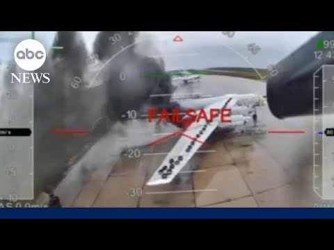 Ukraine targets Russian airfields in major drone attack