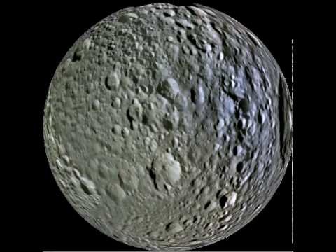 Mimas rotating