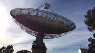 Parkes Radio Telescope The Dish. Time lapse I took this morning of the dish moving.