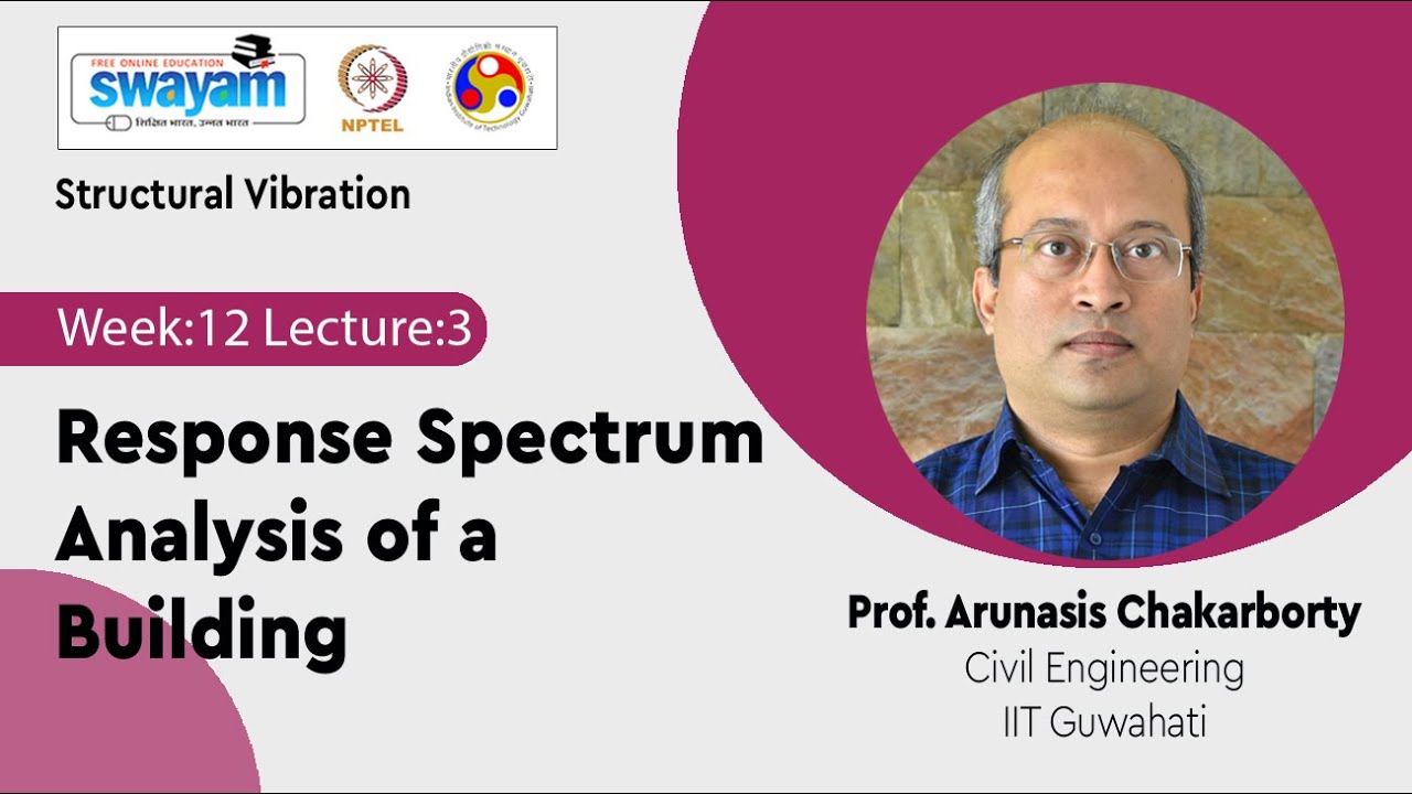 Lec 40: Response Spectrum Analysis of a Building